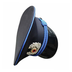 หมวกพิธีการ OEM ขายส่ง ปักดิ้นทองด้วยมือ หมวกปีกแหลม สำหรับกิจกรรมกลางแจ้ง ทุกฤดูกาล ใช้ในงานพาเหรด พิธีต่างๆ และงานรับปริญญา - Product Image 3