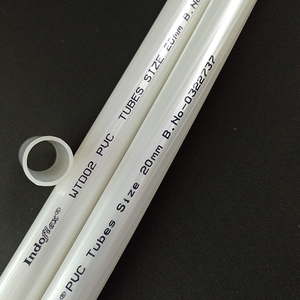 Tube en PVC blanc Ascent India, 20 mm, taille marquée, super résistant, flexible, anti-corrosion, longueur 30 m, pour usage industriel - Product Image 1