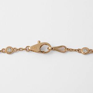 Collier chaîne en or massif 14 carats avec diamant de laboratoire de 2,85 carats, style délicat, bijou élégant, cadeau pour son anniversaire - Product Image 4