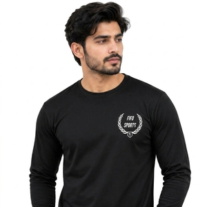 Camiseta cómoda de manga larga para hombre con material duradero y costuras resistentes, con un diseño limpio y un acabado suave. - Product Image 6