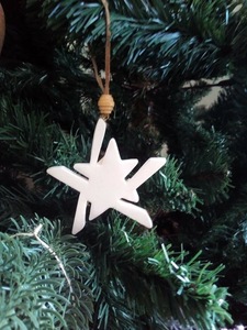 Ornement de Noël en forme de corne de cerf, fait main, décoration de sapin de Noël, style traditionnel, décoration suspendue - Product Image 6