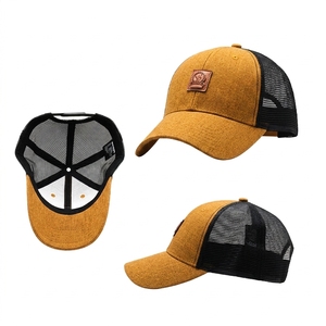Casquette en maille 6 panneaux OEM de haute qualité avec logo personnalisé, patchs sportifs, broderie 3D tendance, style hip-hop, décontractée, pour l'extérieur, les fêtes et les événements. - Product Image 3
