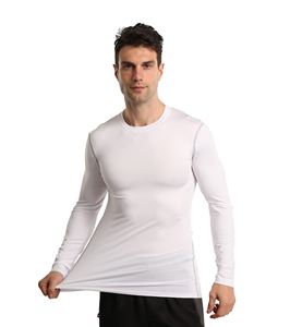 Wholesale Hot Sale Plus Size <b>Compression</b> Set Men New Arrival 2 Piece Long Sleeve Front Training Wear Winter Gym Set - Product Image 1