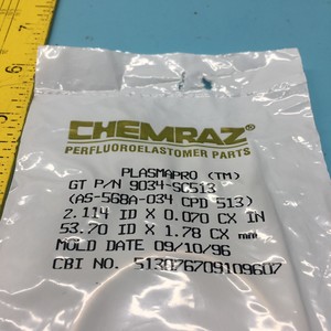 CHEMRAZ 9034-SC513 O-RING AS-568A-034 CPD 513 - Equipo y Piezas de Semiconductores de Confianza de Marca Global - Product Image 2