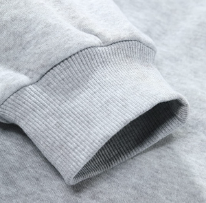 Sudadera Personalizada con Logotipo para Hombre, Cuello Redondo, Felpa a Rayas, 100% Algodón, Letra Bordada, Estilo Urbano de Invierno - Product Image 4