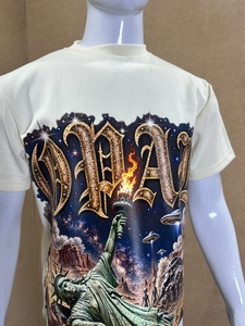Wholesale Off-White Graphic <b>T</b>-<b>Shirt</b> Heavy Cotton Oversized Hip Hop <b>Gothic</b> Printed Tee Men Vintage Y2K Streetwear <b>T</b> <b>Shirts</b> - Product Image 4