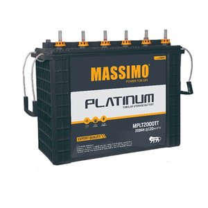 Batería MASSIMO de 200Ah y 12V de Alta Calidad, Fabricada en India, Suministro al por Mayor, Batería Tubular de Plomo-Ácido para Compradores Serios - Product Image 1