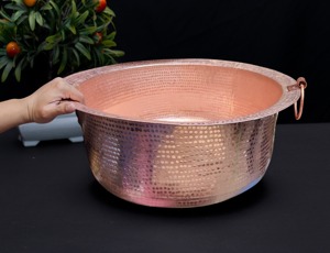 Vintage Hammered Ice Tub For Luxury Party <b>Serving</b> Wedding Events And Stylish Beverage Cooling Bar Decoration Use From India - Product Image 5