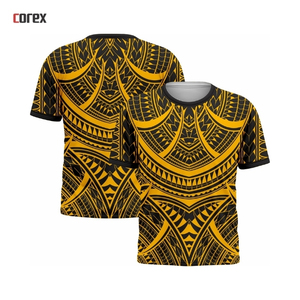 Camiseta Deportiva Personalizada de Polinesia, Sublimada, Sólida, Formal, de Cuello Redondo, Tejida, de Secado Rápido - Product Image 6