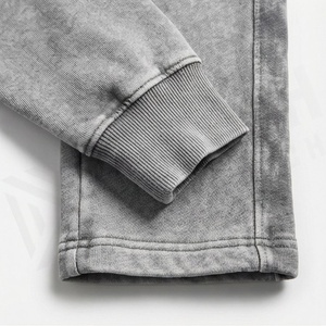 Cotton Material Made Acid Wash Tracksuit <b>For</b> Men Vintage Stylish <b>Hip</b> Hop Flared Tracksuits Active Workout Apparel - Product Image 6