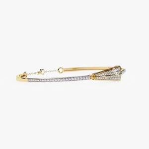 Elegant Design Multi Shape Diamond Bracelet in Yellow Gold For Women Moissanite Diamond Bracelet At Reasonable Price - Product Image 3