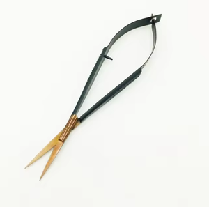 Ciseaux chirurgicaux professionnels à micro-spring en acier inoxydable courbé - Product Image 2