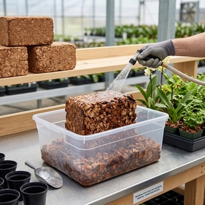 Vente en gros de copeaux de coco 5 kg, copeaux de coco 1 kg, copeaux de coco 650 g pour l'agriculture hydroponique et le jardinage, triplement lavés à des prix avantageux - Product Image 2