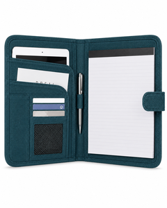 Jute <b>File</b> <b>Case</b> with Buckle Closure Durable Simple Design Teal Color - Product Image 5