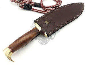 Nouvelle édition de couteau Bowie en acier Damas fait main, forgé, pour le camping, la survie, lame fixe ultra-affûtée, couteau de chasse en plein air - Product Image 6