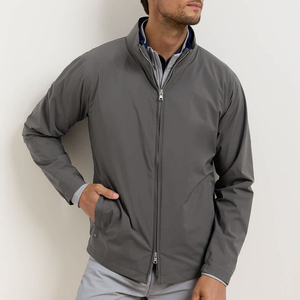 Men's Clothing Sports Wear Zipper Up Golf <b>Jackets</b> 2026 Newest Edition Sporty Style Solid Pattern Golf <b>Jacket</b> In Low MOQ - Product Image 1