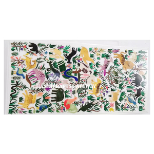 White <b>Marble</b> Inlay Mother Of Pearl <b>Table</b> Top Rectangle Shape Animal Design Best Quality Material Used Kitchen Or Home Decoration - Product Image 1