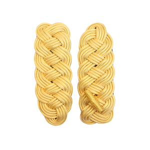 Épaulettes Métalliques Personnalisées pour Uniformes Cérémoniels avec Insignes de Grade – Équipement de Défense Individuelle – Vente Chaude - Product Image 3