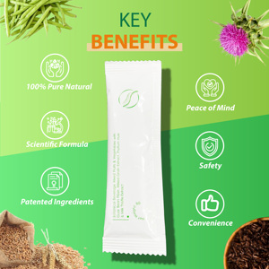 FitFlux Natural Healthcare Suppl3ments Formule botanique et fibre dans des sachets de poudre pratiques Support digestif-ort - Product Image 4