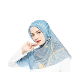 Hijabs arabes pour femmes, pas chers, respirants, en mousseline, mode été, châles ombrés, hijabs marbrés aquarelle - Product Image 5
