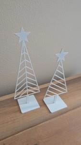 Reusable White <b>Tree</b> Showpiece Christmas <b>Tree</b> Shape Perfect for Scandinavian and Modern Interior Styling Purpose From India - Product Image 1