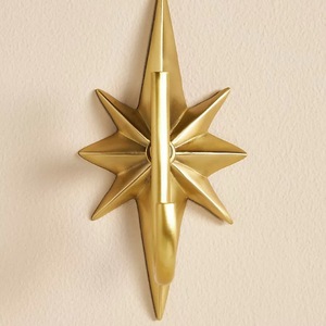 Organisateur mural à double crochet en métal noir mat de qualité supérieure pour salle de bain, cuisine, entrée - Product Image 1