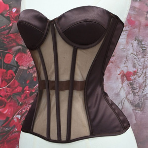 Ensemble de lingerie sculptante sans couture pour femme, effet gainant, en maille jersey respirante, avec corset à baleines, 6 pièces, design FancyShape à agrafes - Product Image 4