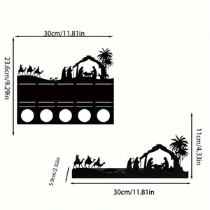 ชุดเชิงเทียนรูปเขากวางสไตล์โมเดิร์นมินิมอลจาก CIFbuy จำนวน 2 ชิ้น สำหรับตกแต่งบ้าน โคมไฟโลหะ ขวดใส่เทียน (TikTok แนะนำ Temu) - Product Image 6