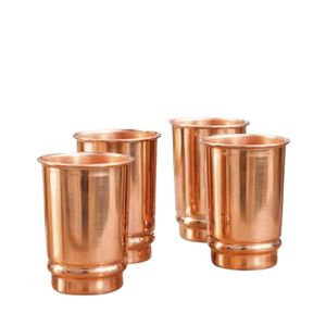 Factory Direct Sale Hammered Finish Copper <b>Tumbler</b> <b>Set</b> - Traditional Drinkware Copper <b>Glass</b> for Kitchenware - Product Image 3