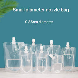 Pochettes souples personnalisées en papier kraft recyclé PCR, écologiques, avec bec verseur, pour liquides - Product Image 5