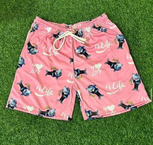 Pantalones cortos de entrenamiento de secado rápido para hombre – Pantalones cortos de poliéster para gimnasio y deportes - Product Image 4