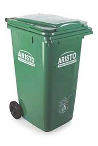120L <b>Rectangle</b> Modern Injection PP Plastic Durable Folding Multifunction Garbage <b>Bin</b> Lid for Commercial Industrial Garage Use - Product Image 4