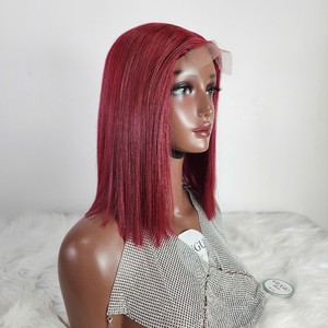 Wholesale <b>Bob</b> <b>Wig</b> Bone Straight Virgin Vietnamese Hair <b>Wig</b> for Women Glueless Lace 5x5 Closure in Natural Color - Product Image 2