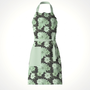Cotton Cooking <b>Apron</b> with Extra Long Waist Ties, Adjustable <b>Bib</b> <b>Apron</b> for Baking, BBQ & Gardening - Product Image 2
