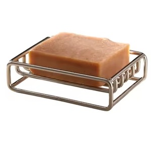 <b>Small</b> Size Golden Soap Dish For Home Hotel Bathroom Washroom Cleaning Use Accessory Soap Dish Stand - Product Image 3