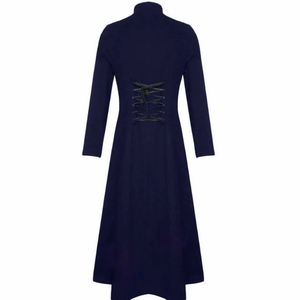 Gabardina Larga y Ajustada para Hombre, Estilo Europeo Americano, con Capucha, Color Sólido, Informal - Product Image 4