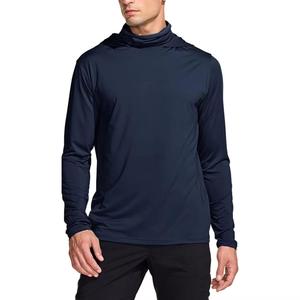 For Sublimation Spandex Polyester Quick Dry Breathable UPF 50+ Men's UV Protection Mask Fishing Hoodie Long Sleeve - Product Image 3