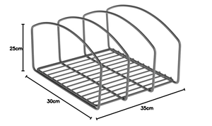 Metal Kitchen <b>Rack</b> for <b>Baking</b> <b>Trays</b> Cutting Boards and Bakeware Storage Countertop Organizer Kitchen Cabinet Storage <b>Rack</b> - Product Image 3