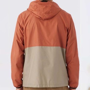 Custom Two Tone Color Zip Up Polyester Spandex <b>Lightweight</b> <b>Waterproof</b> Windbreaker <b>Jacket</b> Hiking <b>Running</b> Breathable <b>Jacket</b> - Product Image 3