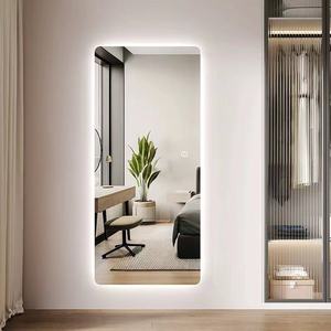 Miroir de maquillage LED pleine longueur Daystar Trade avec écran intelligent, interrupteur tactile, rétroéclairage chaud, design mural moderne - Product Image 3