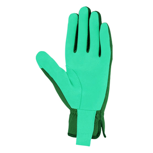 Keem Brothers Green Leather Anti Slip Fingertips Comfortable High Performance Breathable Safety Cuff Level 2 General Work Gloves - Product Image 2