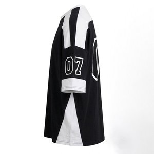 Camiseta Negra de Alta Calidad para Hombre, Estilo Oversize con Hombros Caídos, Algodón Grueso, Logotipo Personalizado, Streetwear Vintage al por Mayor - Product Image 3