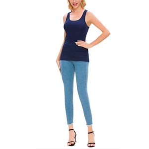 Top Deportivo Elástico de Alta Calidad para Mujer, Proveedor Mayorista, Marca Privada OEM, Top Casual sin Mangas de Longitud Regular para Mujer - Product Image 5