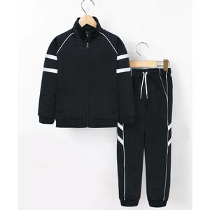 Ropa Deportiva Personalizada al por Mayor OEM: Chaqueta Cortavientos, Sudaderas con Capucha de Forro Polar Técnico y Pantalones Jogger para Hombre, Chándal con Cremallera Completa y Rayas con Tirador - Product Image 1