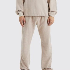 Ensemble de survêtement décontracté pour homme avec logo brodé personnalisé, sweat à capuche et pantalon de survêtement, style streetwear, vente en gros, fabricant OEM - Product Image 3