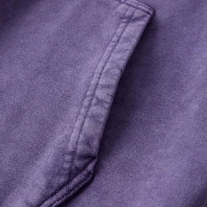 Sudadera con Capucha para Hombre, Lavado Ácido, Tejido de Mezcla de Algodón Premium, Textura Única Lavada, Capucha Ajustable, Bolsillo Frontal Tipo Canguro, Corte Relajado - Product Image 6