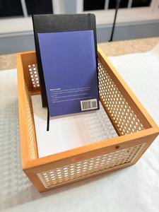 Handmade Eco-Friendly Modern Wooden Storage <b>Basket</b> with Handles Multipurpose Organizer Home Kitchen Bathroom Office Living Room - Product Image 4