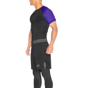 Rashguard personnalisé pour hommes, manches courtes, sublimation, Jiu Jitsu MMA BJJ, service OEM de haute qualité, vente en gros, création de votre propre design avec logo personnalisé - Product Image 4