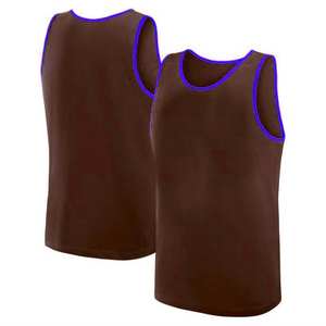 Débardeur Sportif Homme Haut de Gamme Nouvelle Collection Coupe Slim Sans Manches Tissé Séchage Rapide Haute Qualité Logo Personnalisé Prix - Product Image 4