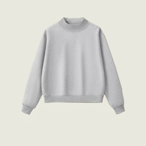 Suéter de Punto para Hombre, Color Rosa, Manga Larga, Cuello Redondo, Forro Polar, 100% Algodón, con Logotipo Frontal - Product Image 4